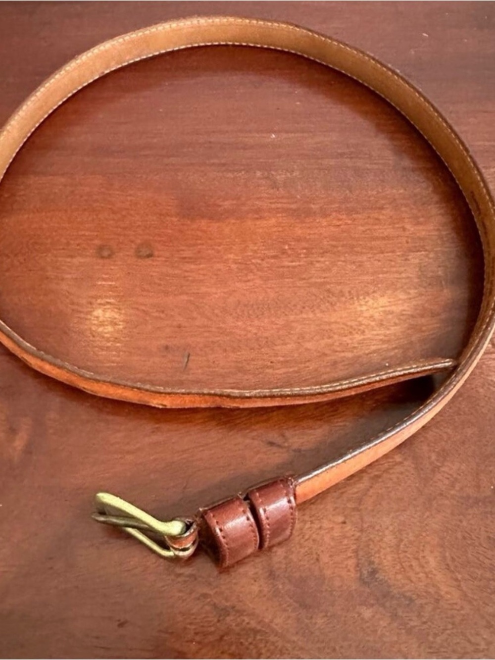 Coach Regal Glove Tanned Cowhide leather belt brass buckle 2806 size 26